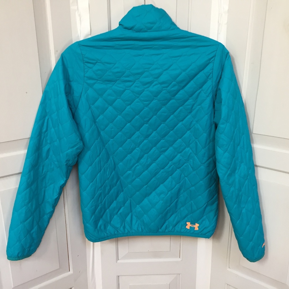 Under Armour Storm 1 Blue Quilted Jacket Youth Lg/ Women Sm - Picture 11 of 16